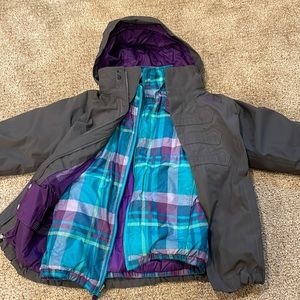 North Face Two Layered Girls Ski Coat